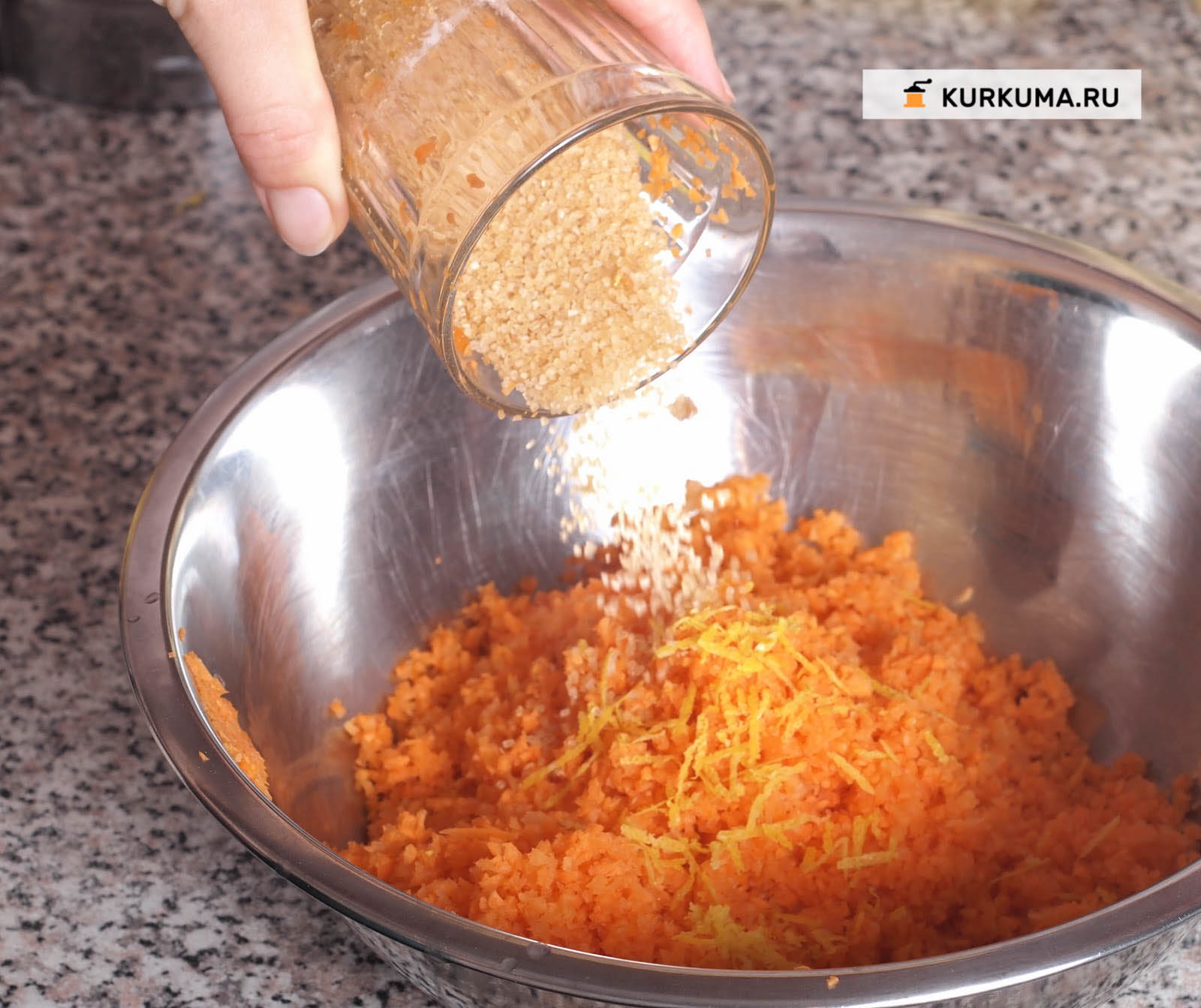 Морковные сладкие шарики