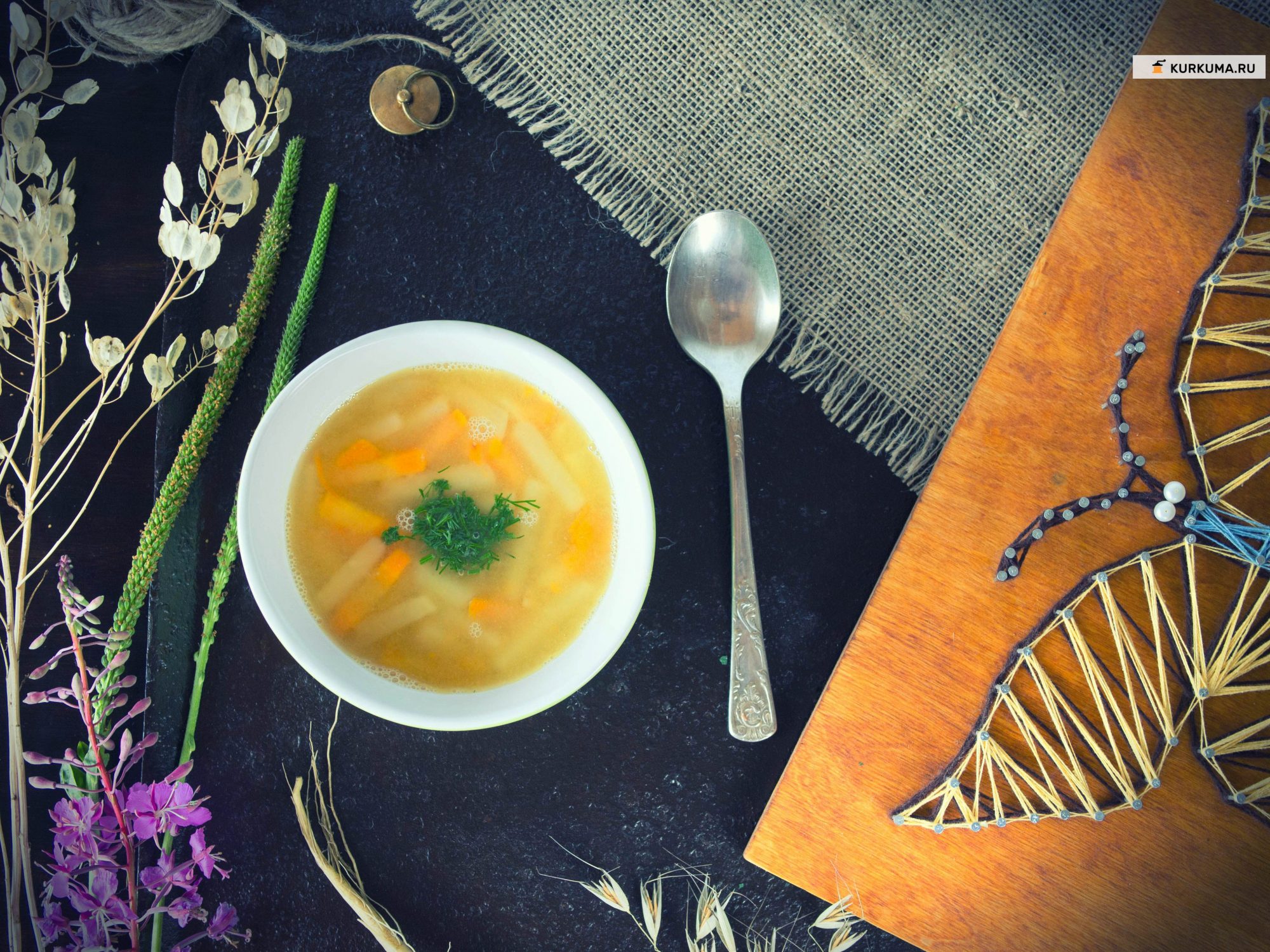 Гороховый суп с репой - рецепт с фото