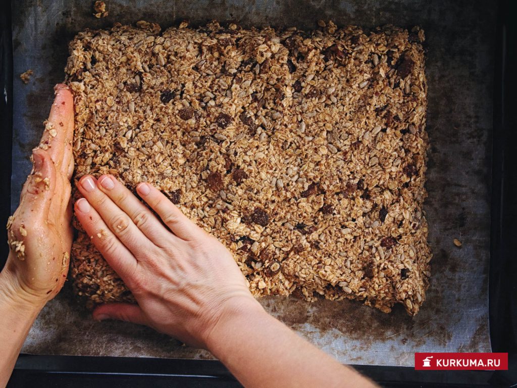 Овсяные батончики с финиками — Вегетарианские рецепты