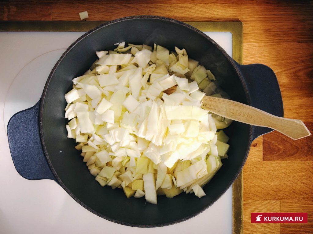 Сабджи с фасолью - рецепт с фото