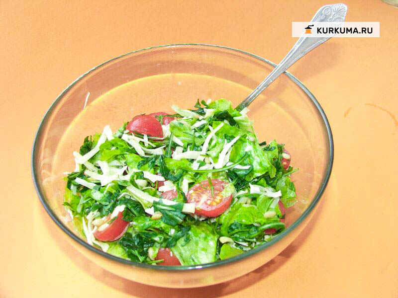 Вегетарианские рецепты - салат из руколы
