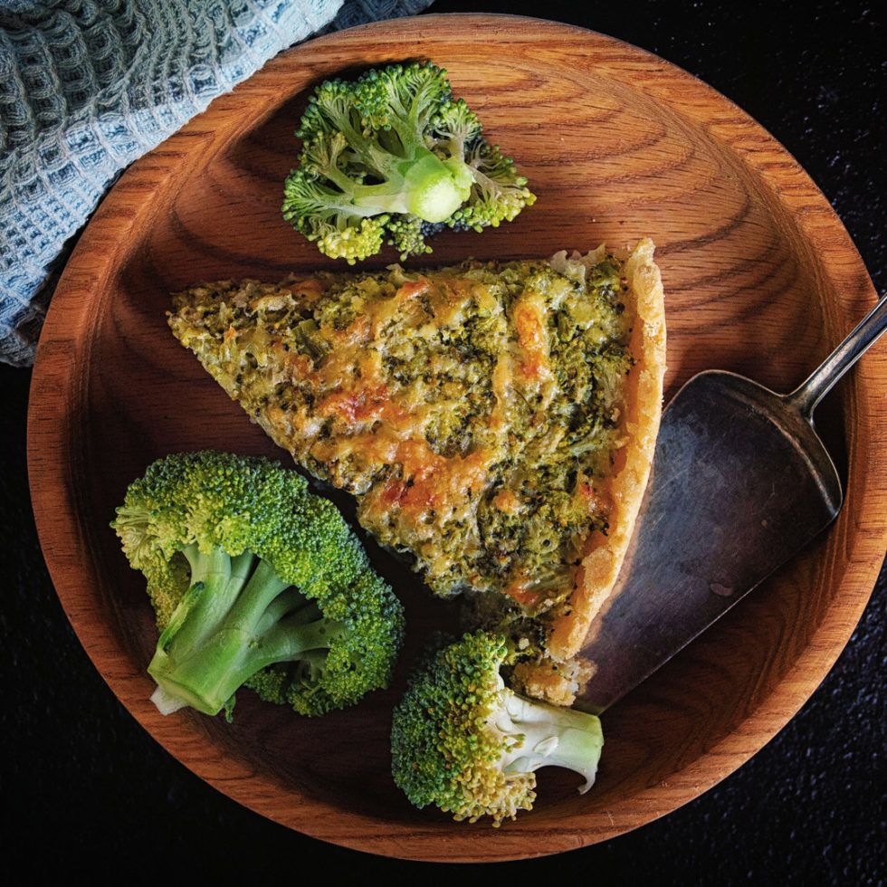 Вегетарианские рецепты - пирог с брокколи