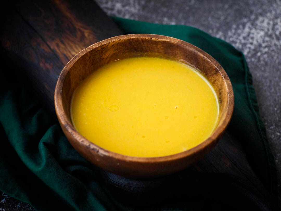 Рецепт: веганский суп-пюре из тыквы